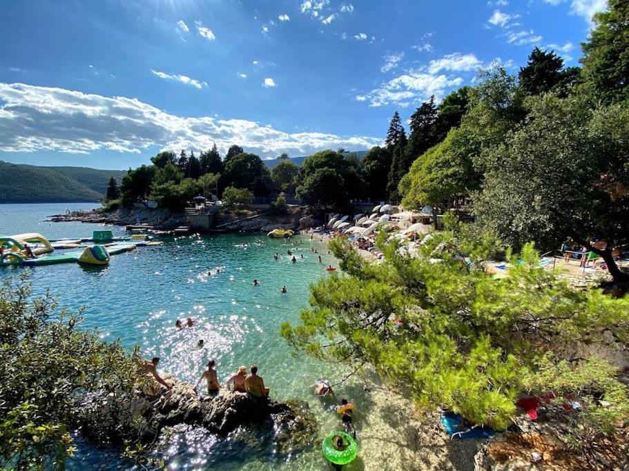 Studio Vesna With A Terrace And Sea View Rabac Esterno foto
