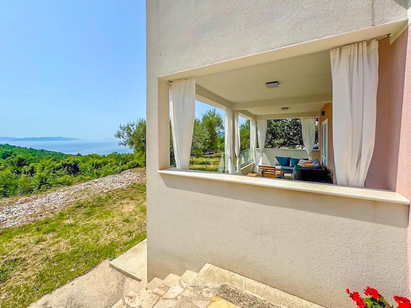 Studio Vesna With A Terrace And Sea View Rabac Esterno foto