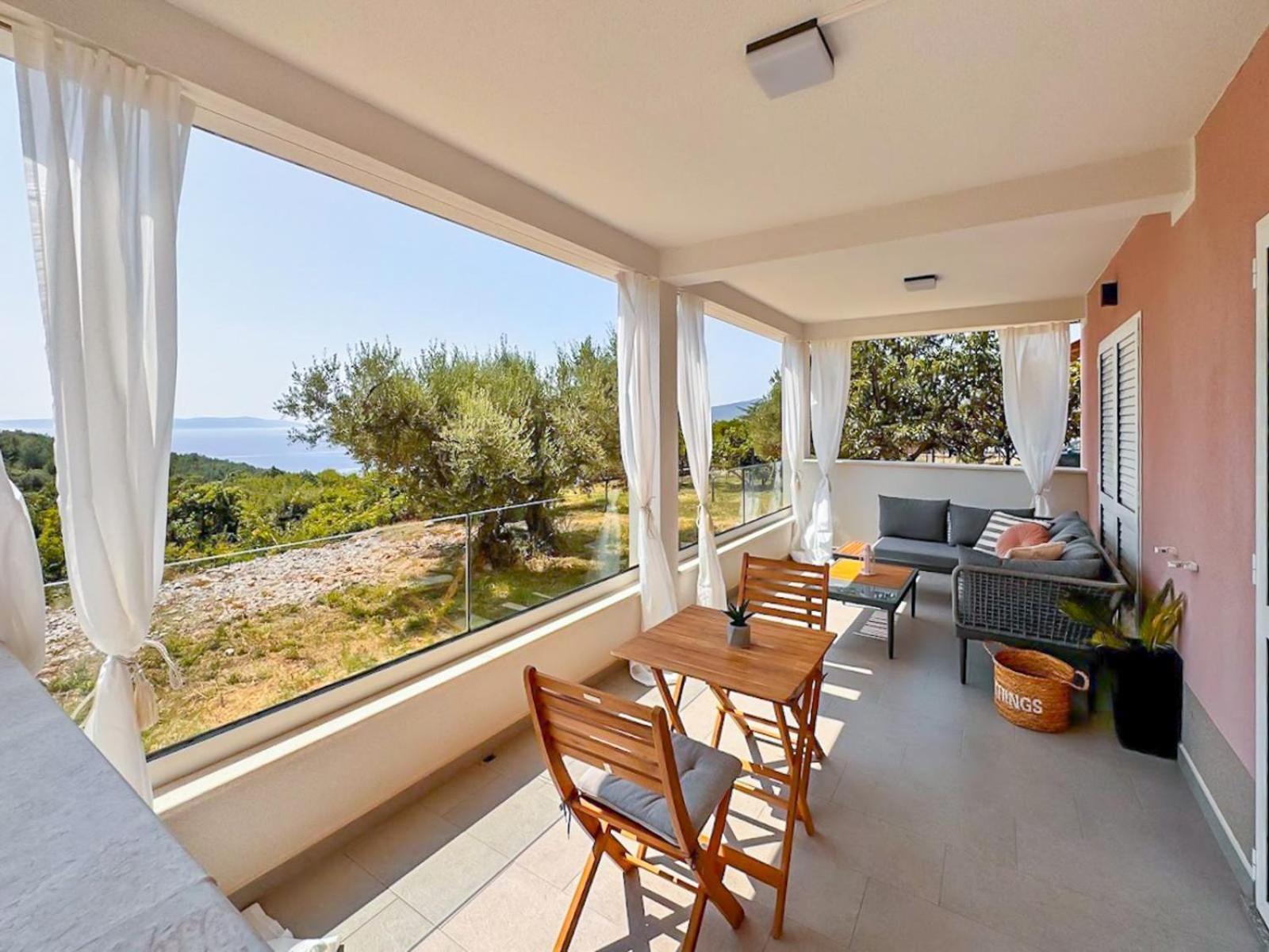 Studio Vesna With A Terrace And Sea View Rabac Esterno foto