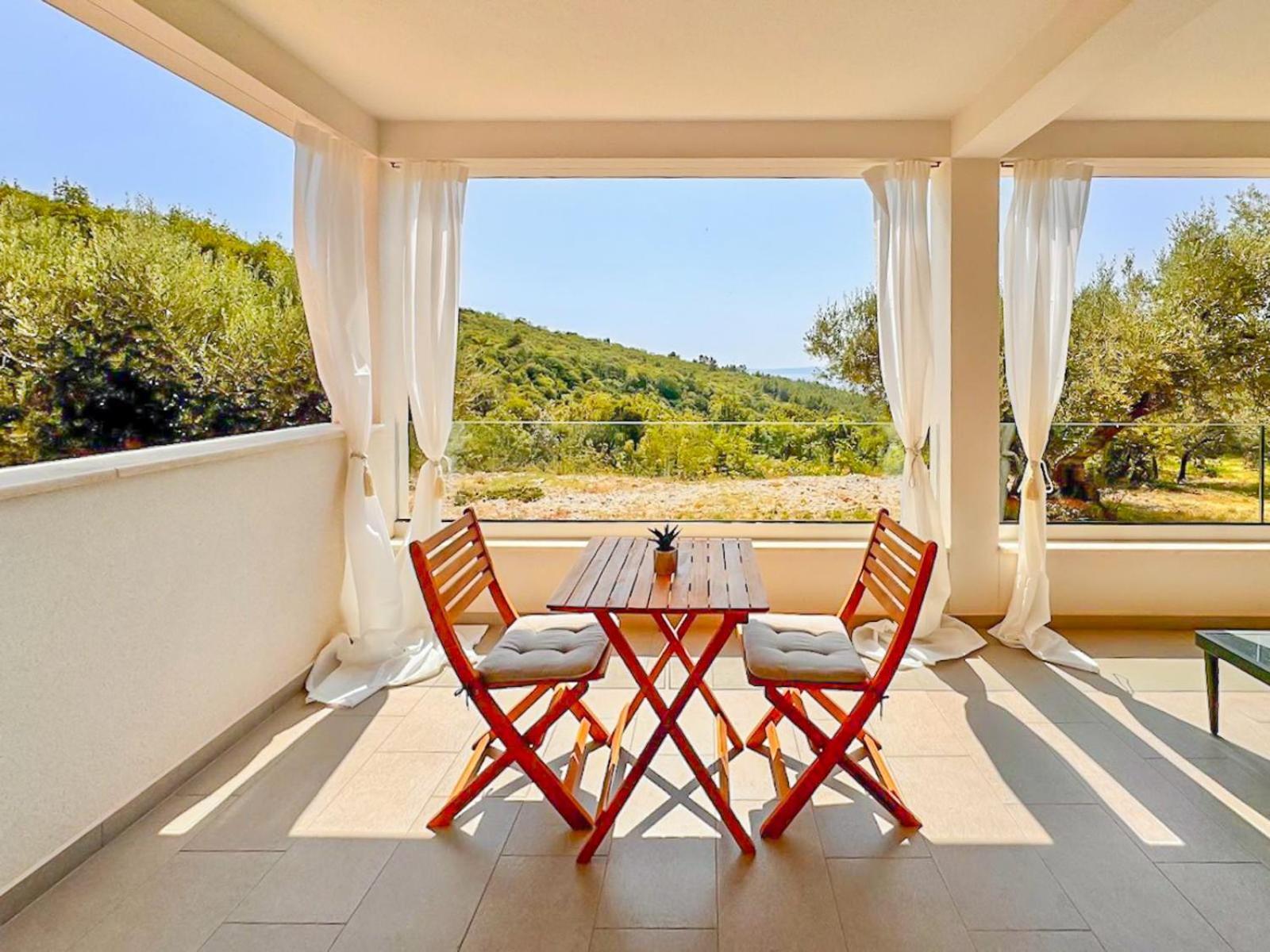 Studio Vesna With A Terrace And Sea View Rabac Esterno foto