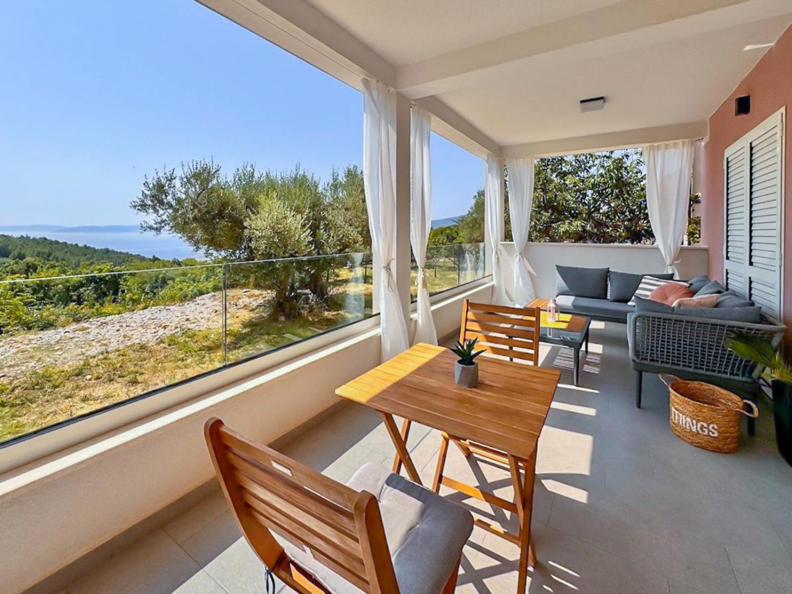 Studio Vesna With A Terrace And Sea View Rabac Esterno foto